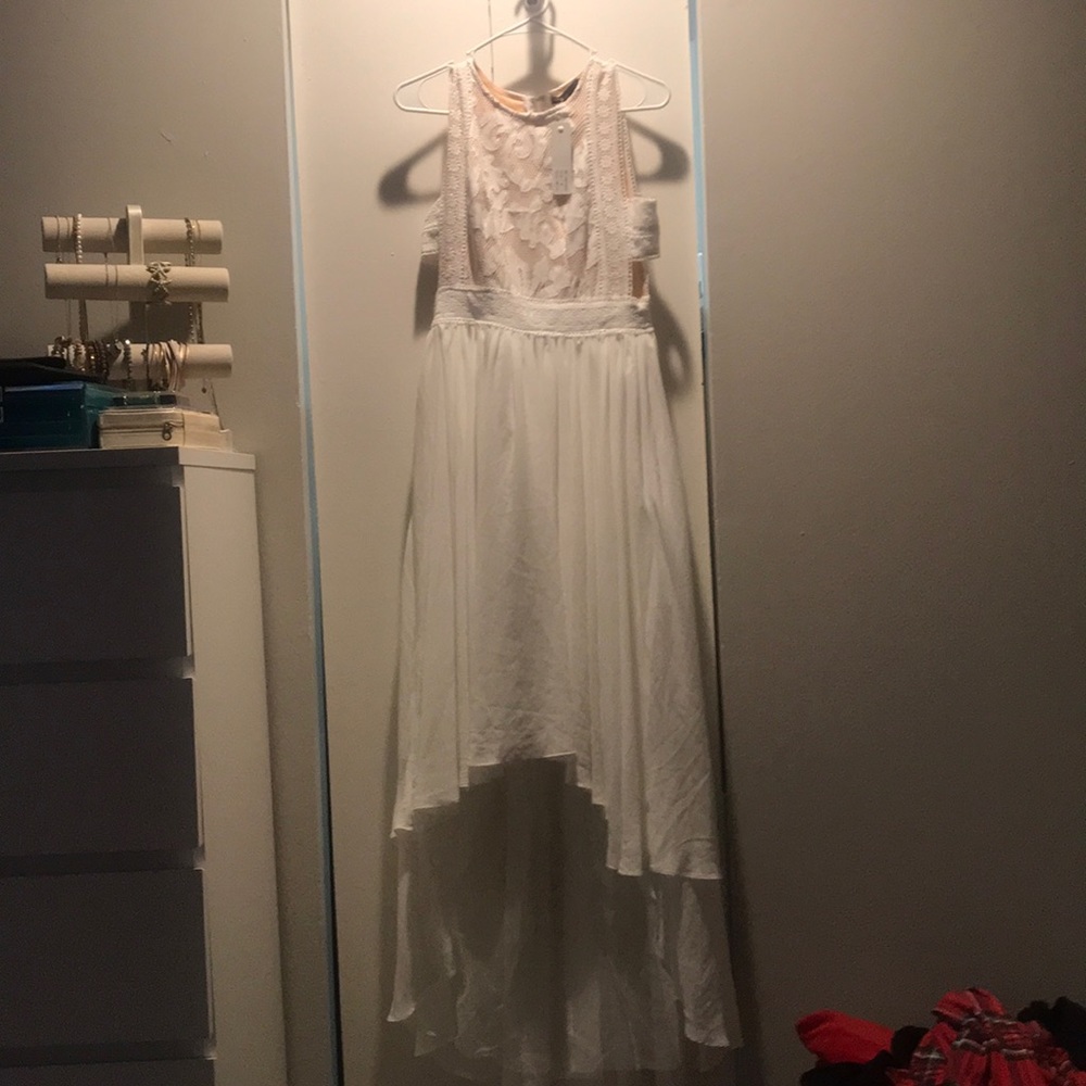 Dress with cut outs